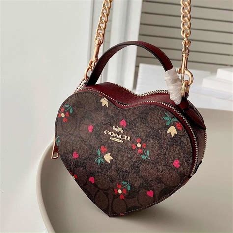 bolso coach corazon original